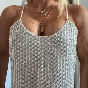 Parker beaded dress Sz M